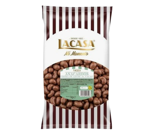 LA CASA ANACARDOS TOSTADOS CON CHOCOLATE CON LECHE