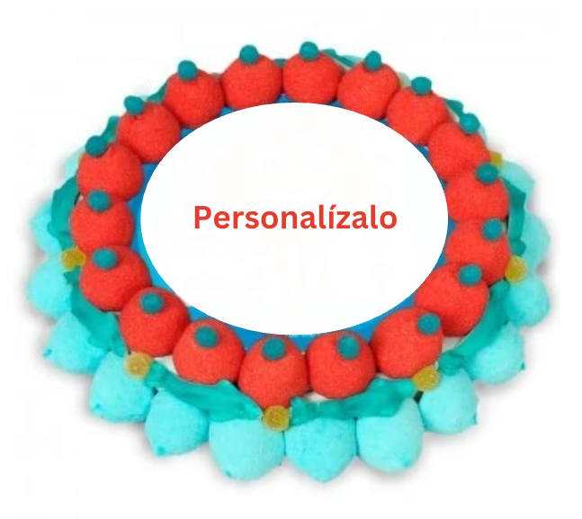 TARTA MEDIANA CON OBLEA PERSONALIZADA