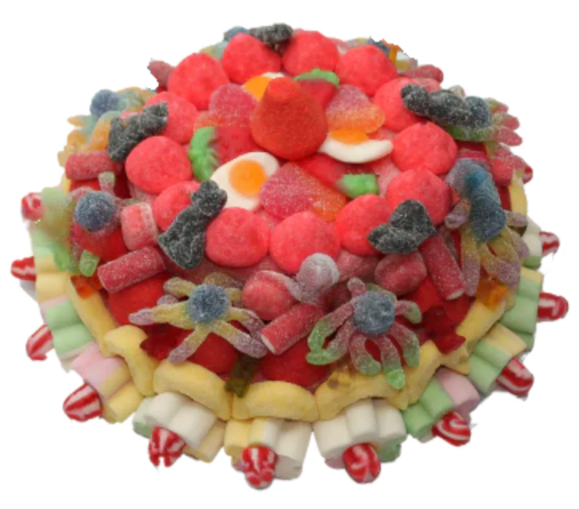 TARTA GRANDE TERRORÍFICAMENTE DULCE