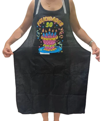 DELANTAL FELICIDADES 30