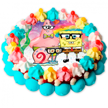 TARTA MEDIANA BOB ESPONJA Y PATRICIO
