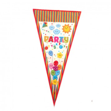 BOLSA CONO GRANDE GLOBOS