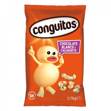 CONGUITOS CHOCO BLANCO 1KG