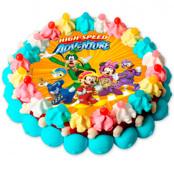 TARTA DE CHUCHES MICKEY AND FRIENDS