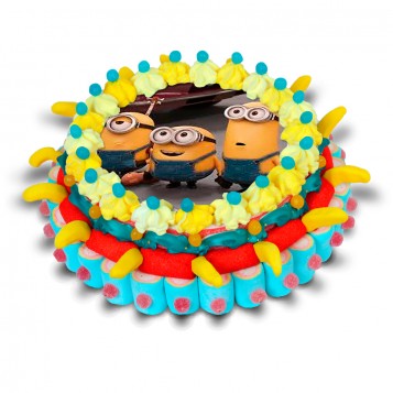 TARTA GRANDE MINIONS