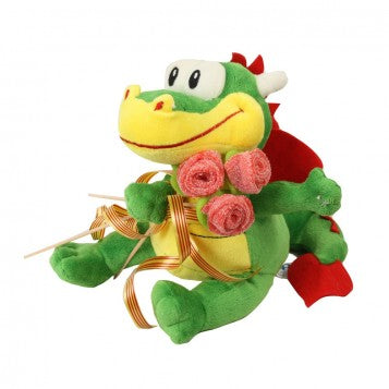 PELUCHE DRAGÓN 30 CM Y ROSA CHUCHES
