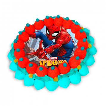 TARTA MEDIANA SPIDERMAN