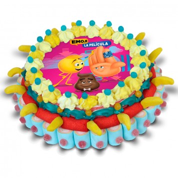 TARTA DE CHUCHES EMOJI LA PELÍCULA