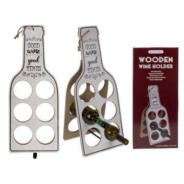 SOPORTE MADERA PARA VINO