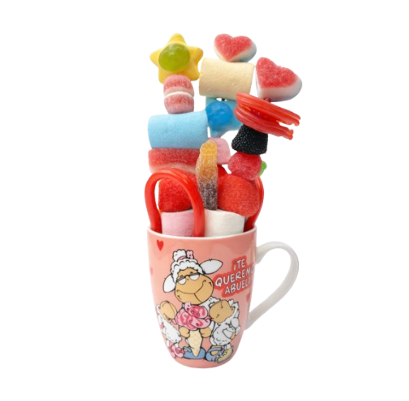 TAZA CHUCHES TE QUEREMOS ABUELA