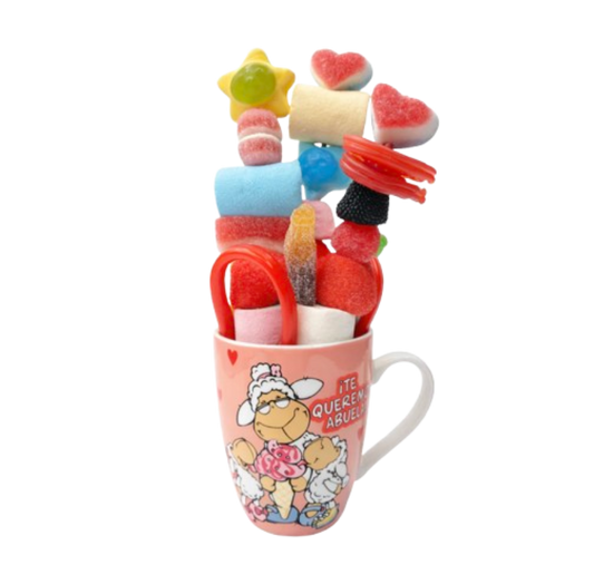 TAZA CHUCHES TE QUEREMOS ABUELA