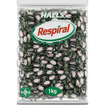 CARAMELOS RESPIRAL HALLS REGALIZ MENTOL