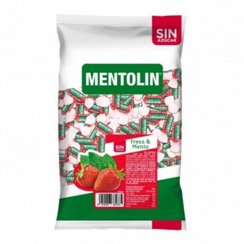 mentolin fresa y menta sin azúcar