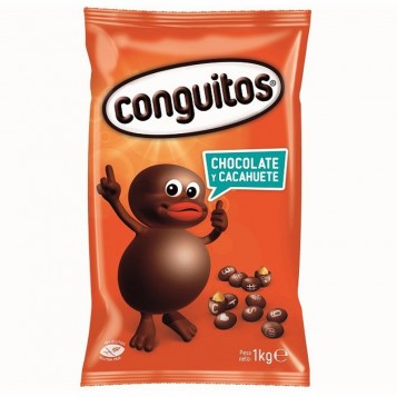 CONGUITOS CHOCO NEGRO 1KG