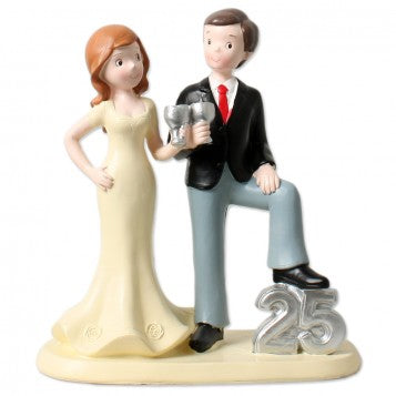 FIGURA BODAS DE PLATA