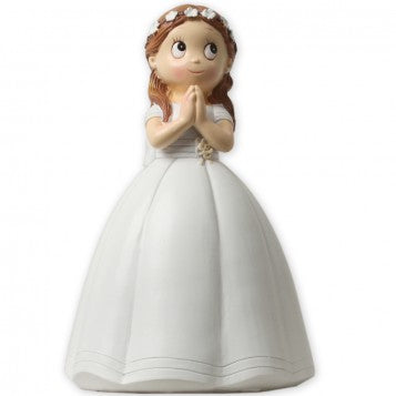 MUÑECA DE COMUNIÓN PARA TARTA CON VESTIDO ACAMPANADO