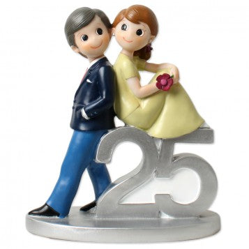 FIGURA BODAS DE PLATA