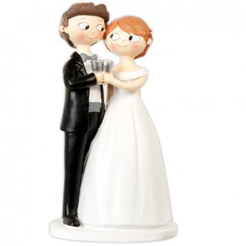 FIGURA NOVIOS BRINDIS