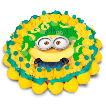 TARTA MEDIANA MINIONS