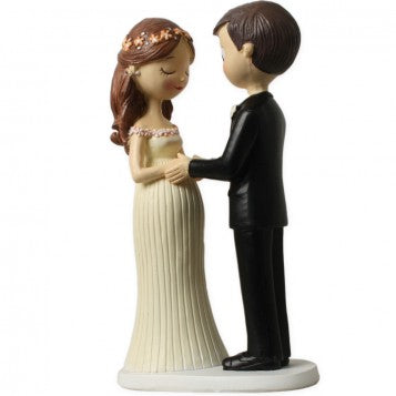 FIGURA DE NOVIOS NOVIA EMBARAZADA