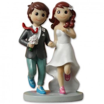 FIGURA DE NOVIOS RUNNERS