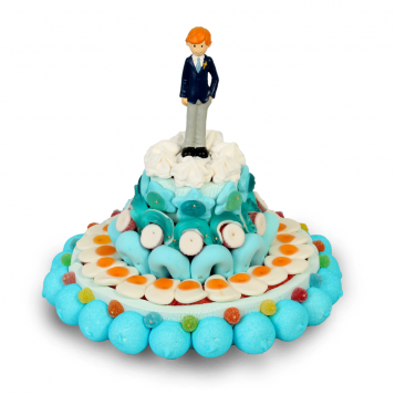 TARTA DE NIÑO COMUNIÓN SIN FIGURA