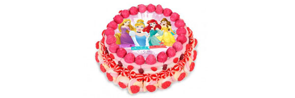 mensaje tarta princesas disney