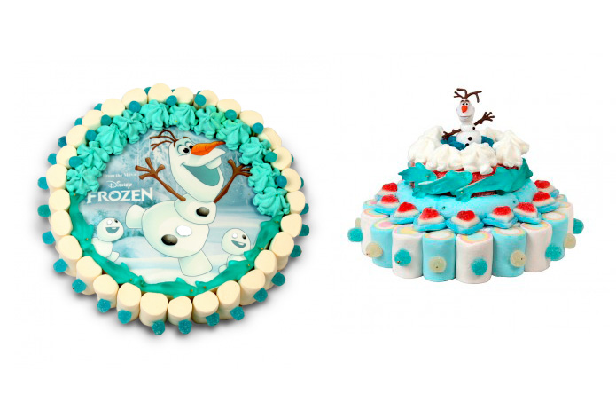 Tartas de chuches de Frozen