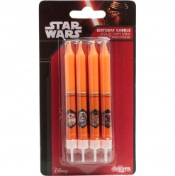 Velas STAR WARS blister de 8 unidades