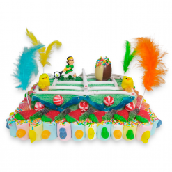 Mona Pascua  pista de tenis