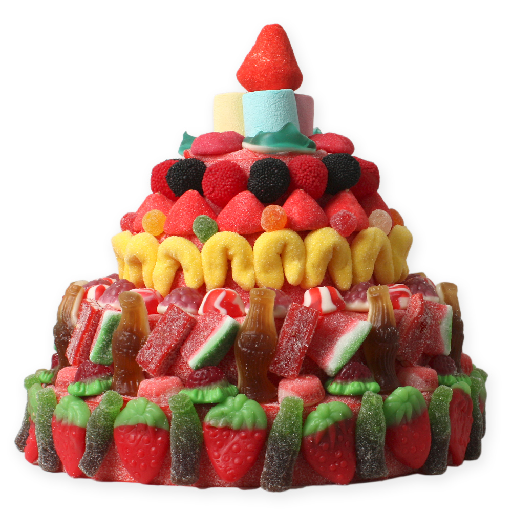 Tarta de Chuches 4 Pisos Cumpleaños –