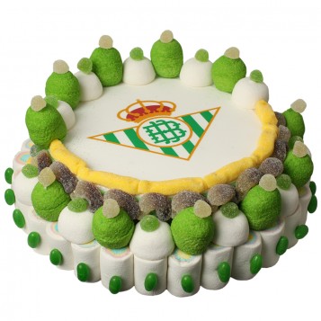 Tarta de cuches Real Betis