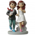 Figura de novios runners