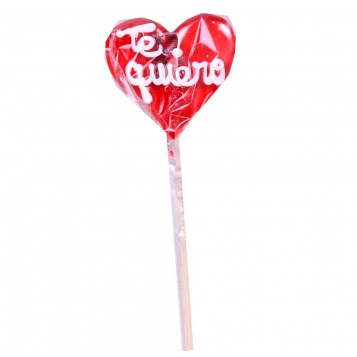 Piruleta corazón " Te quiero"