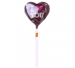 Piruleta chocolate "I love you"