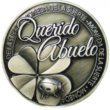 Llavero Moneda Querido Abuelo