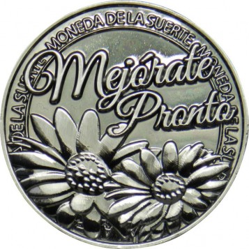 Llavero Moneda Mejórate pronto
