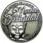 Llavero Moneda Mucha Felicidad