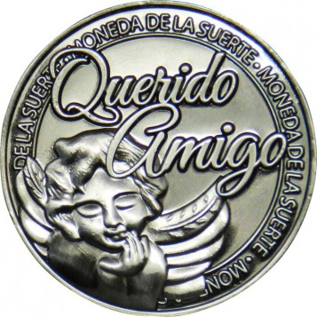 Llavero Moneda Querido Amigo