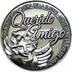 Llavero Moneda Querido Amigo