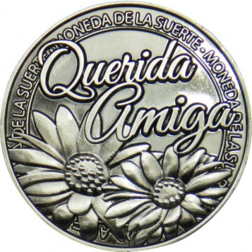 Llavero Moneda Querida Amiga