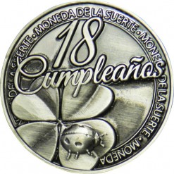 Llavero Moneda 18 Cumpleaños