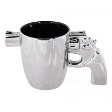 Taza Pistola plata