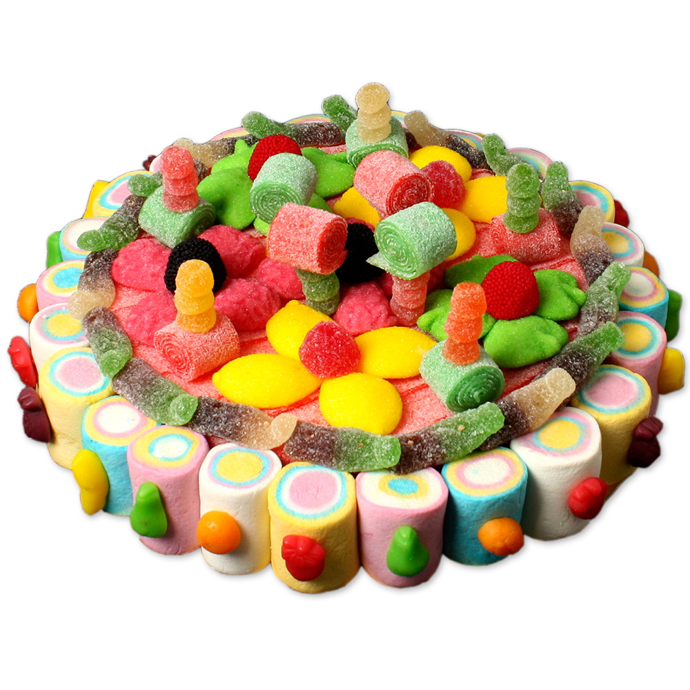 tarta de chuches redonda