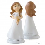 FIGURA COMUNIÓN NIÑA CON PALOMA 