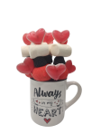 Taza de San Valent&iacute;n con chuches