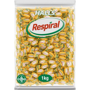 Caramelos halls respiral miel mentol