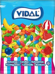 Vidal glas fruit