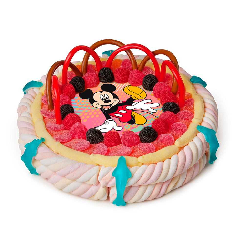 Oblea para tarta Disney Mickey Mouse 72086 amarillo