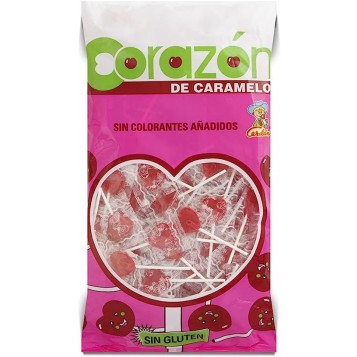 piruletas mini corazón